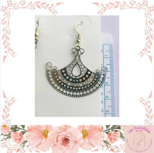 Boucles d'oreilles "Eventail"