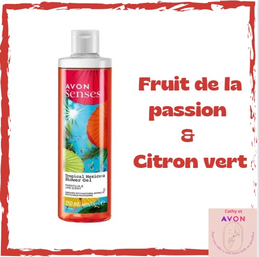 Gel douche Avon Senses 250ml