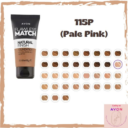 Fond de teint au fini naturel Avon Flawless Match