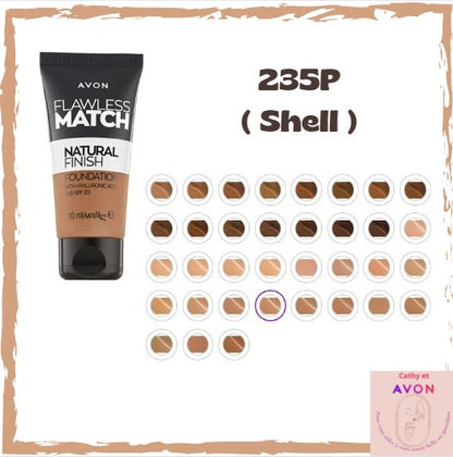 Fond de teint au fini naturel Avon Flawless Match