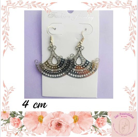 Boucles d'oreilles "Eventail"