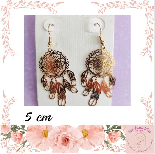 Boucles d'oreilles "Attrape-rêves"