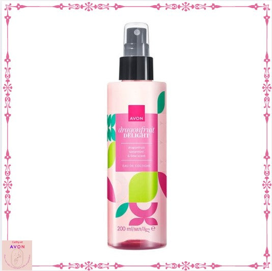 Brume Parfumée Corps Fruit du Dragon & Menthe – Spray Fraîcheur Avon - 200 ml