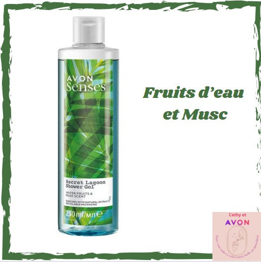 Gel douche Avon Senses 250ml