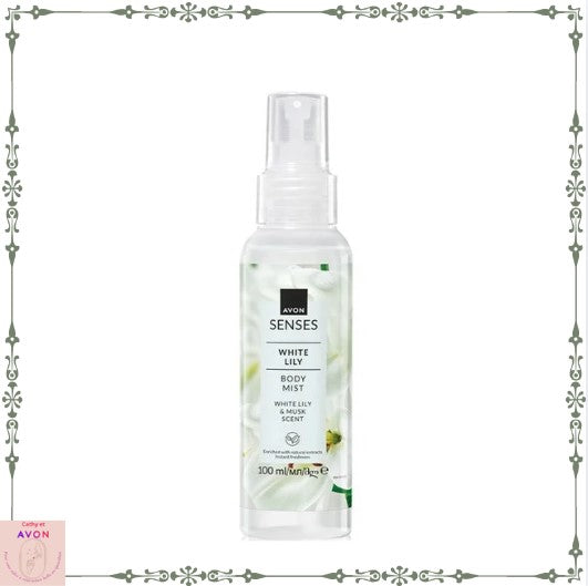 White Lily (Lys Blanc) – Brume Parfumée Corps Avon -100 ml