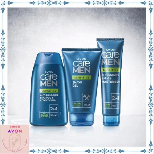 Avon care pour Homme- Gamme de soins Sensitive